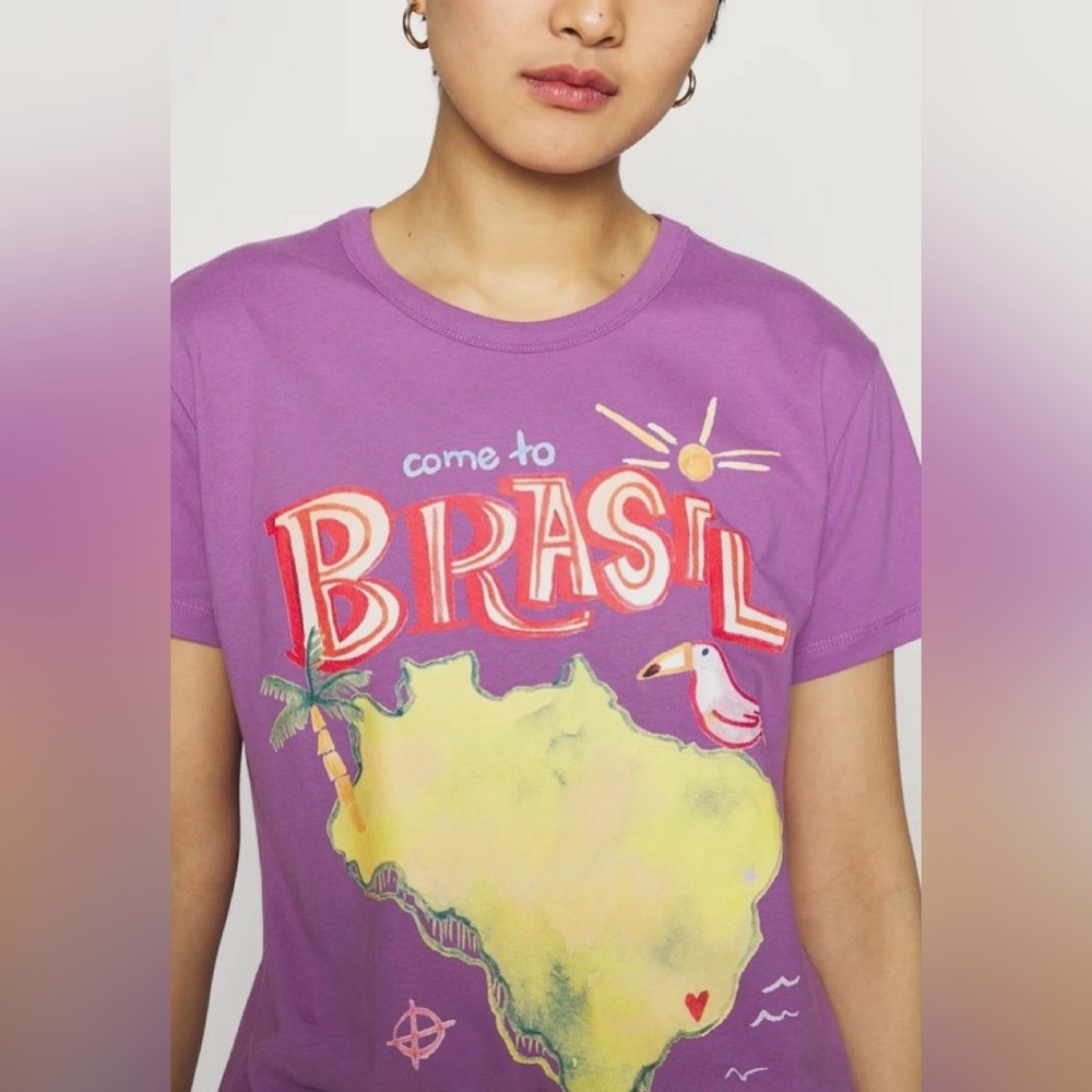Farm Rio Brazil Graphic Tee - Size Small